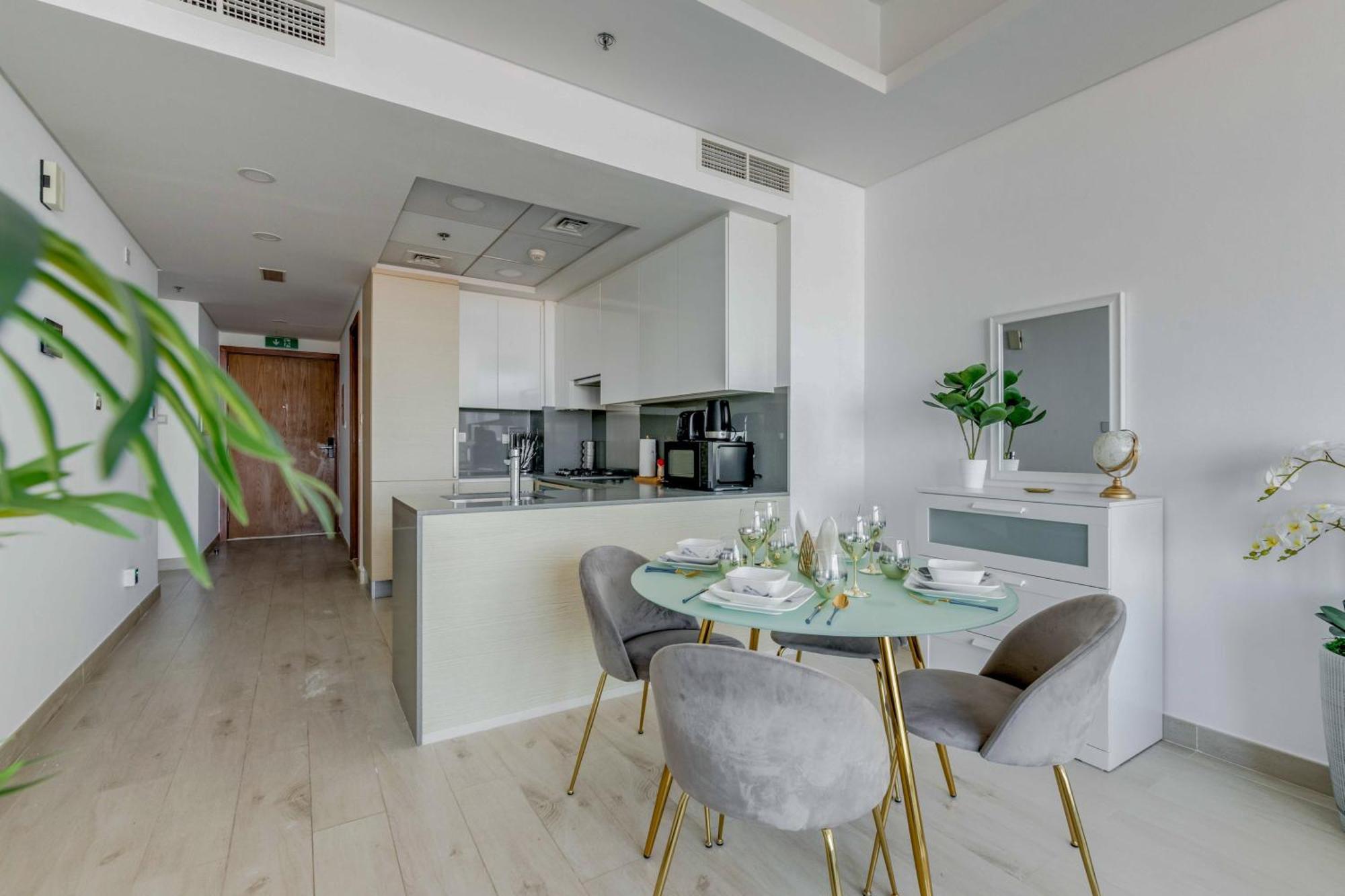 Luxury Azizi Mina Beachfront Apartments Dubai Buitenkant foto