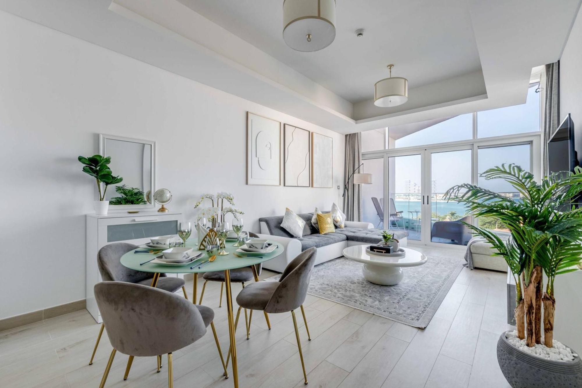 Luxury Azizi Mina Beachfront Apartments Dubai Buitenkant foto