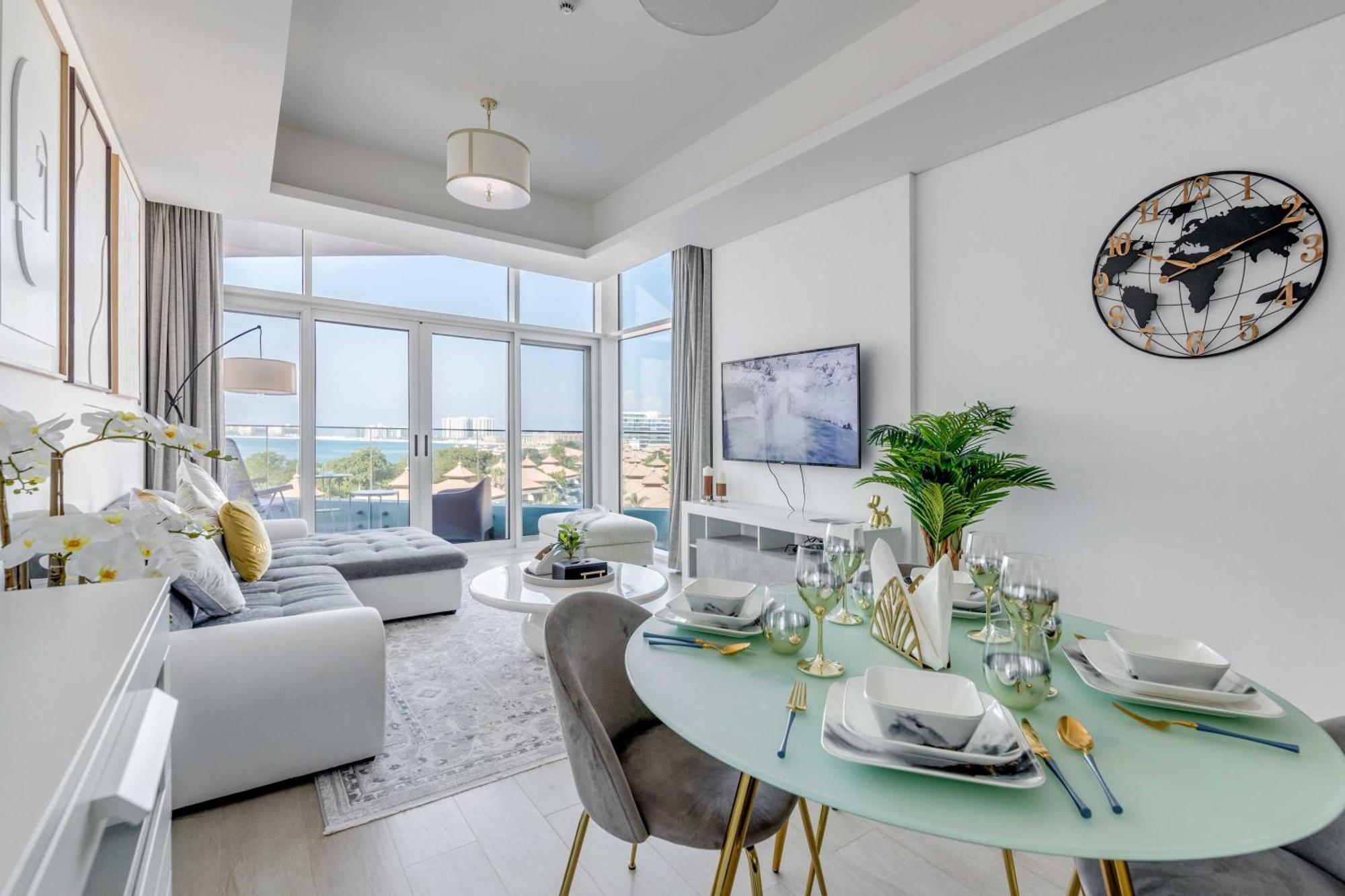 Luxury Azizi Mina Beachfront Apartments Dubai Buitenkant foto