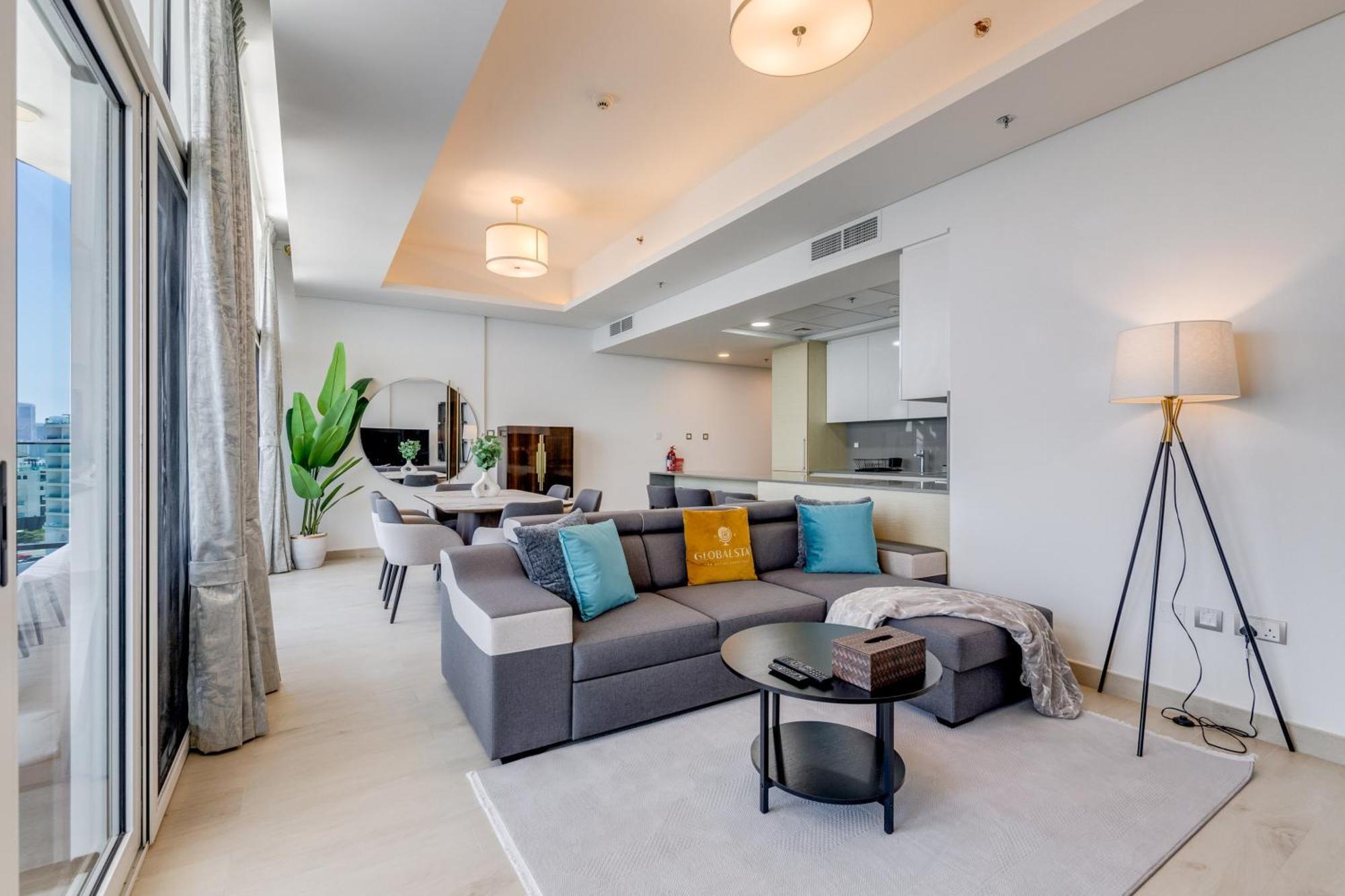 Luxury Azizi Mina Beachfront Apartments Dubai Buitenkant foto
