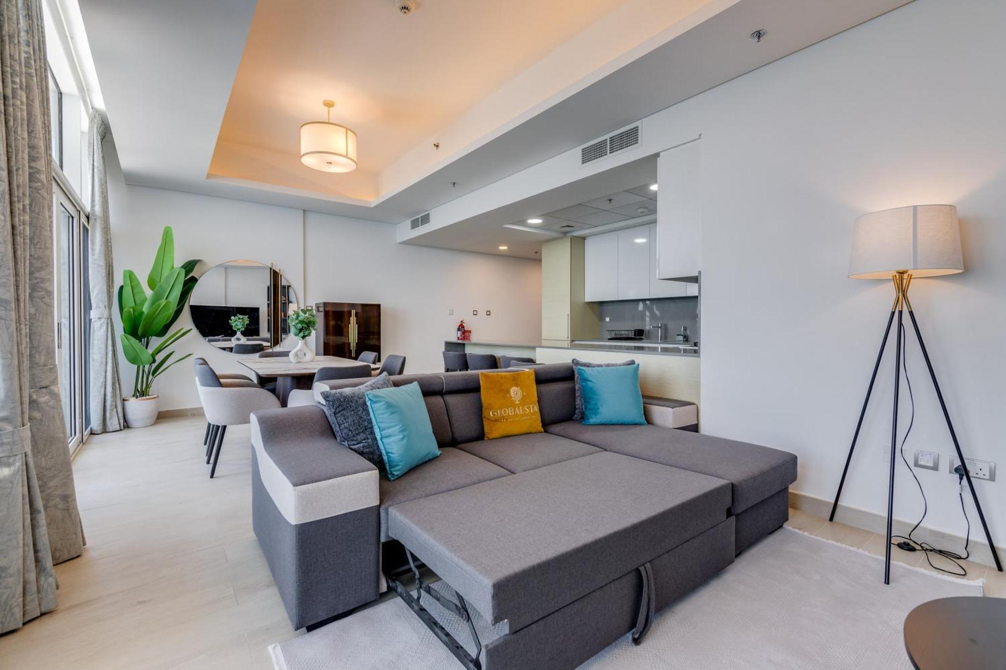 Luxury Azizi Mina Beachfront Apartments Dubai Buitenkant foto